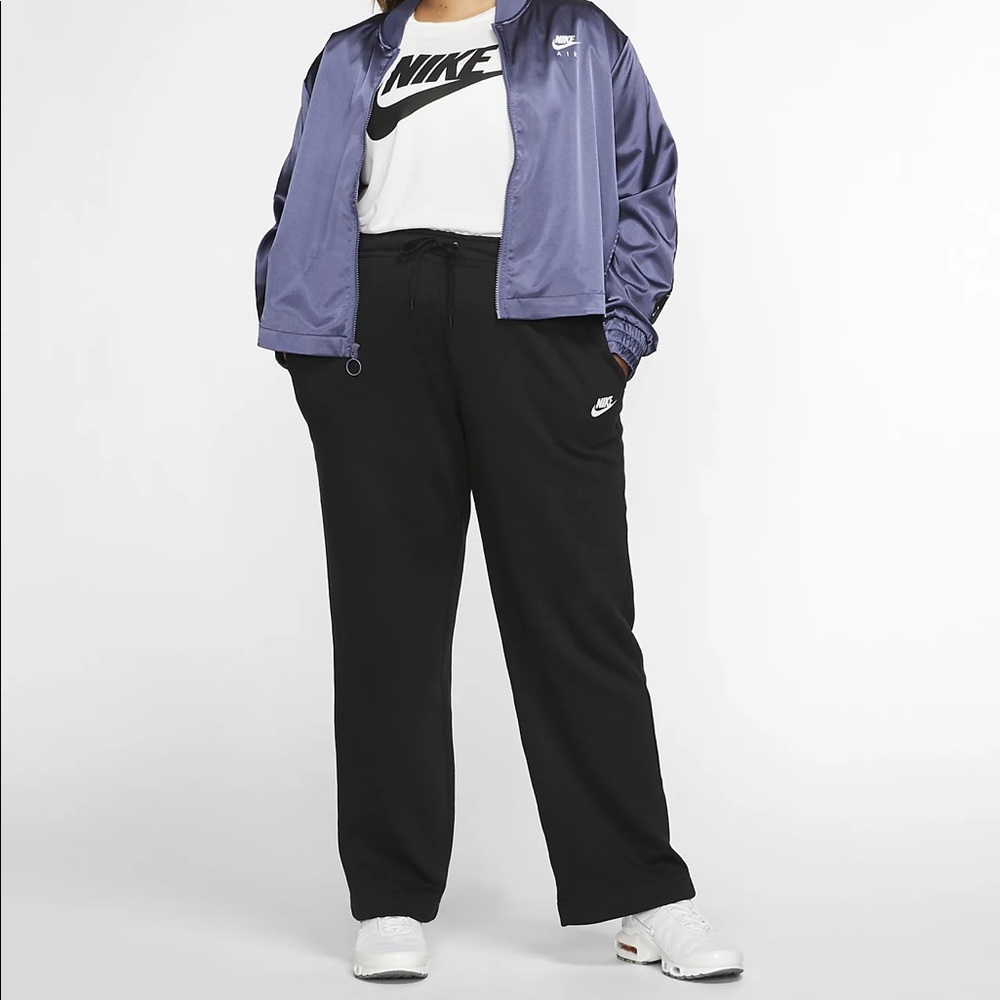 Nike black straight leg sweatpants